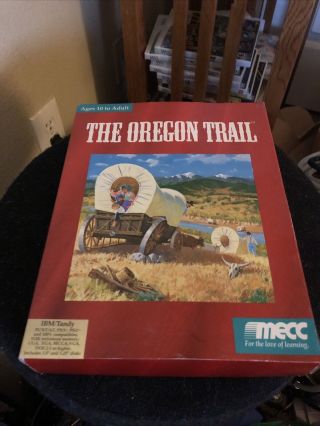 The Oregon Trail Pc Rare Mecc Ibm/tandy Floppy Disks