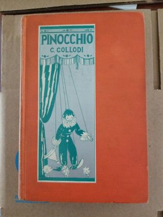 Vintage Rare Adventures Of Pinocchio By Carlo Collodi - Grosset & Dunlap Book
