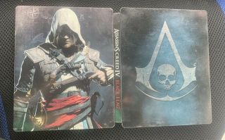 Assassin’s Creed 4 Black Flag Limited Edition Steelbook Case Rare Playstation 3