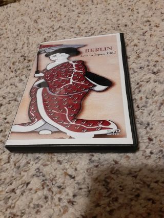 Berlin - Dvd Live In Japan 1987 - Rare Fan Club Dvd - Terri Nunn,  Bonus Videos