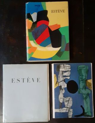 Maurice EstÈve Set Of 3 Rare Vintage Art Exhibition Catalogs French/german Text