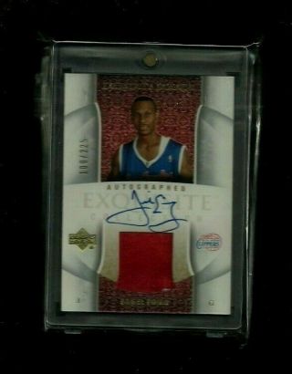 Daniel Ewing 2005 - 06 Exquisite Rookie Patch Auto /225 Rare Clippers On - Card