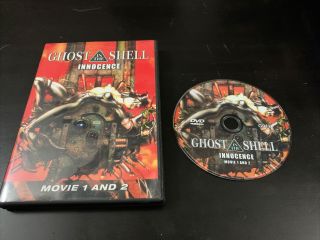 Ghost In The Shell Innocence Movie 1 And 2 Dvd Video Rare Go12 Anime Animation