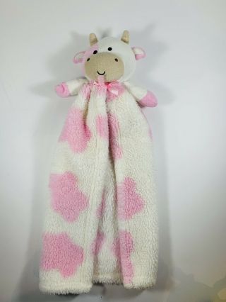 Pink White Cow Security Blanket/lovey Looks Much Like Rare Cutie Pie Lovey