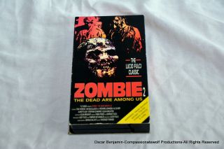 Zombie 2:the Dead Are Among Us Edde Entertainment Vhs Incredibly Rare