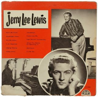 Rare Jerry Lee Lewis - S/t Lp Vg - Sun Lp - 1230 Plays Great Monarch Pressing