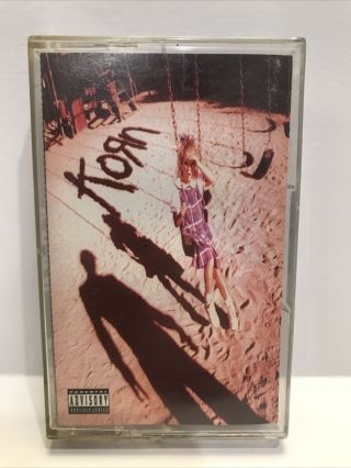 Korn Self Titled Debut Cassette Tape 1994 Heavy Metal Rock Oop Rare Vg,  Htf
