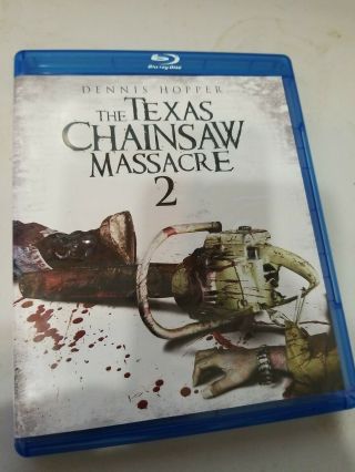 The Texas Chainsaw Massacre 2 (blu - Ray Disc,  2012) Oop Horror Rare Htf Vintage
