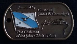Rare Vice Chairman Joint Chiefs Of Staff General Cartwright Cjcs Challenge Coin