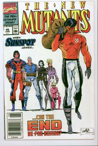 The Mutants 99 1st Shatterstar Rare Australian Price Variant