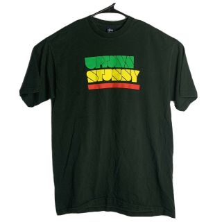 Rare Vintage Stussy With “uptown Stussy” Printed Graphic In Rasta Colors.  2000’s