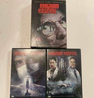 Stephen King Presents Kingdom Hospital (dvd,  2004,  4 - Disc Set) Rare Oop