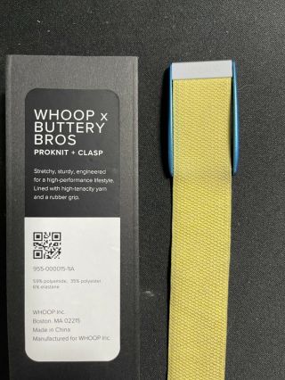 Whoop Buttery Bros Proknit Strap/clasp Whoop Oos Rare Hard To Find