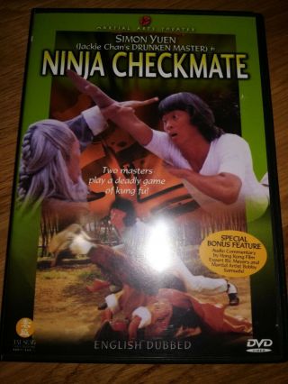 Ninja Checkmate (dvd,  2002) 1987 Simon Yuen English Dubbed All Region Rare Oop