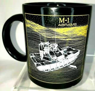 M1 Abrams Tank Coffee Mug 1988 Blackbird Cup Series Rare Vintage