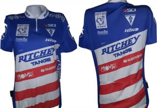 Ritchey De Marchi Usa Flag Rare Vintage Cycling Jersey Size S 32 X 28