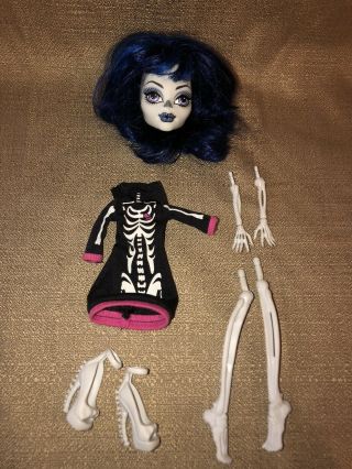 Monster High Create A Monster Skeleton Girl Cam Doll Add - On Pack Mattel Rare