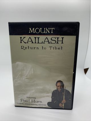 Paul Horn - Mount Kailash: Return To Tibet (dvd,  2003) Very Rare Oop