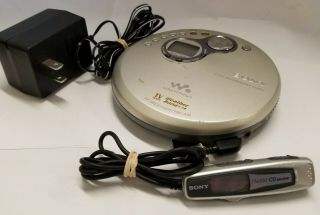 Sony D - Fj401 Cd Walkman Discman G Protection With Rare Remote Control (rm - Cdf7l)