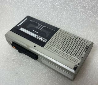 Vtg Rare Panasonic Rn - 108 Microcassette Mini Tape Recorder 2 Speed Player
