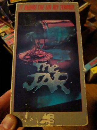 The Jar (1984) It Blows The Lid Off Terror Vhs 1987 Rare Magnum Entertainment