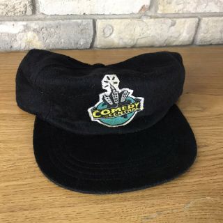 Vintage Comedy Central Logo Hat Cap Snapback Black Usa Made Rare Og