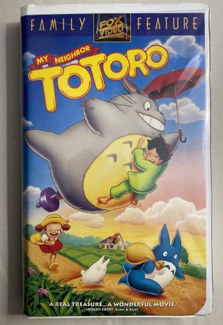 My Neighbor Totoro (vhs,  1994) Clamshell Rare Oop