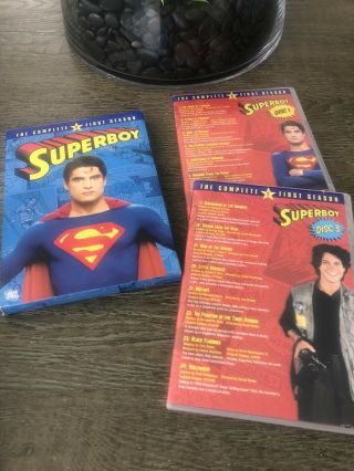 Superboy: The Complete First Season Dvd,  2006,  4 - Disc Set W/ Slip Cover Rare Oop