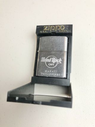 Rare Philippines Exclusive Hard Rock Cafe Makati Manila Zippo Lighter