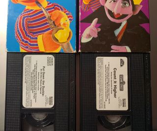 Rare Sesame Street VHS Put Down The Duckie and Count it Higher Music Videos 3