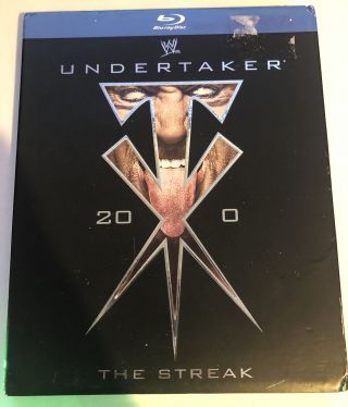 Wwe: Undertaker - The Streak (blu - Ray Disc,  2012,  3 - Disc Set) Rare Oop Wwf Wcw