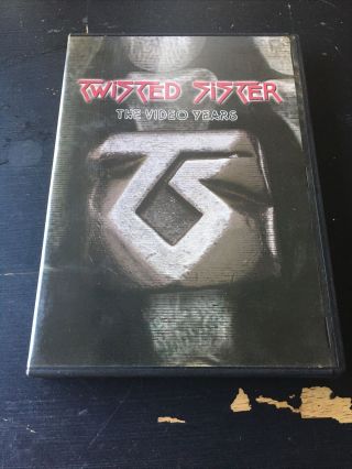 Twisted Sister - The Video Years (dvd,  2007) Rare Oop