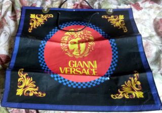 Rare Large Vintage Gianni Versace Designer Shopping Gift Bag
