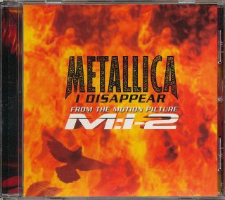 Metallica I Disappear Ultra Rare Promo Cd Single 