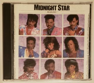 Midnight Star - Headlines - Cd Rare Oop Midas Touch Reggie & Vincent Calloway