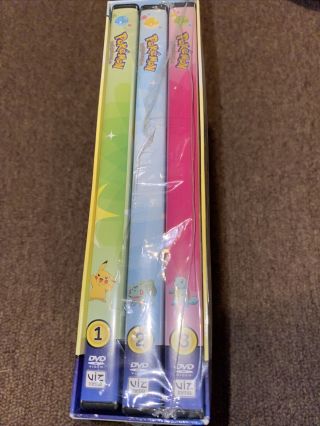 Pokemon Season 1: Indigo League (DVD,  2006,  3 - Disc Set) Box Set Rare 26 Episodes 2