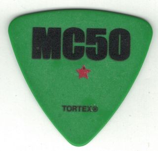 Mc50 - Very Rare Tour Guitar Pick - - Wayne Kramer Kim Thayil Billy Gould