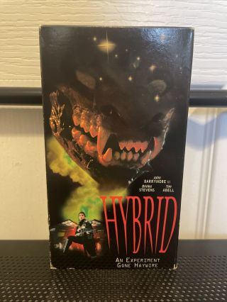 Hybrid Vhs Rare Horror Slasher Big Box