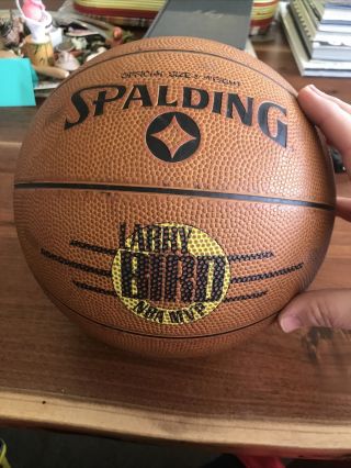 Vintage Spalding 1980s Celtics Larry Bird Nba Mvp Official Size Basketball Rare