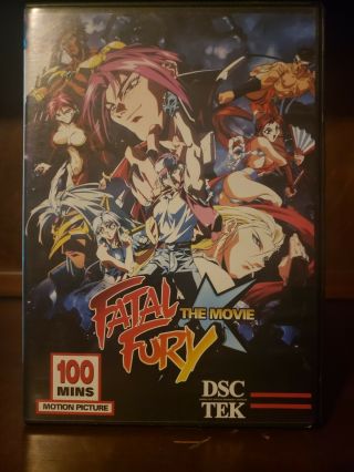 Fatal Fury The Motion Picture Dvd Discotek Media Rare Oop Snk Masami Obari