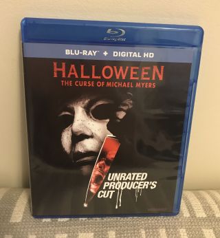 Halloween 6: The Curse Of Michael Myers Uncut Rare Oop