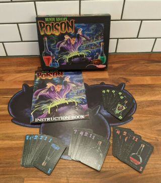 Rare Reiner Knizia’s Poison Game - Out Of Print - Complete
