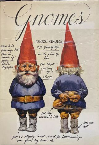 1977 Rien Poortvliet Gnomes Book Hardcover Harry Abrams Inc.  Rare