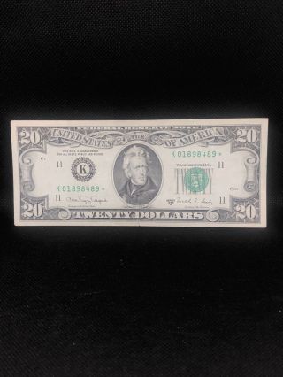 ✯ Rare 1988 $20 Twenty Dollar Federal Reserve Star Note ✯ - Old Vintage Money