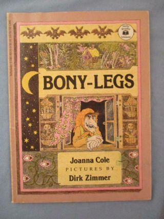 Vintage Rare Bony - Legs Book By Joanna Cole Scholastic Paperback Very Good