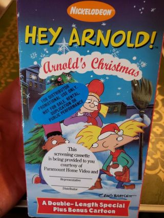 Rare Demo Promo Vhs Hey Arnold " Arnold 