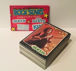 Vintage & Rare Rockstars (kiss Aucoin Mgt) 1977 & 78 Bubblegum Cards & Wrappers