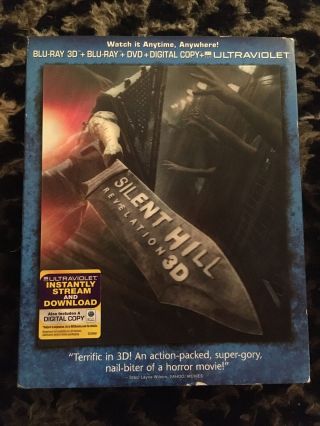 Silent Hill: Revelation 3d 2 - Disc Set Blu - Ray 3d,  2d W/ Lenticular Slipcover Rare