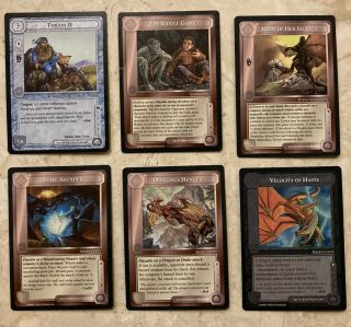 Meccg Middle - Earth Ccg The Dragons Near Complete Set 123/180 Cards Nm,  Lotr