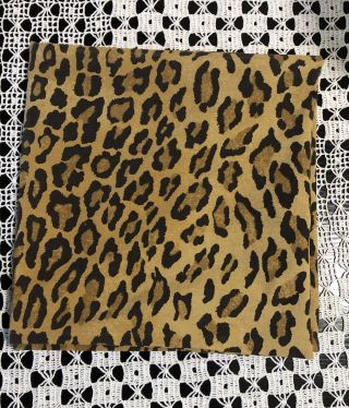 Rare 1 Ralph Lauren Aragon King Pillowcase Animal Leopard